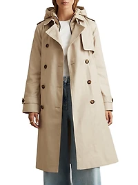 Azura Double-Breasted Trench Coat