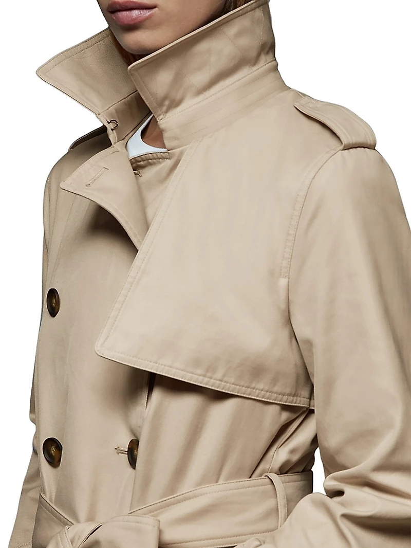 Azura Double-Breasted Trench Coat