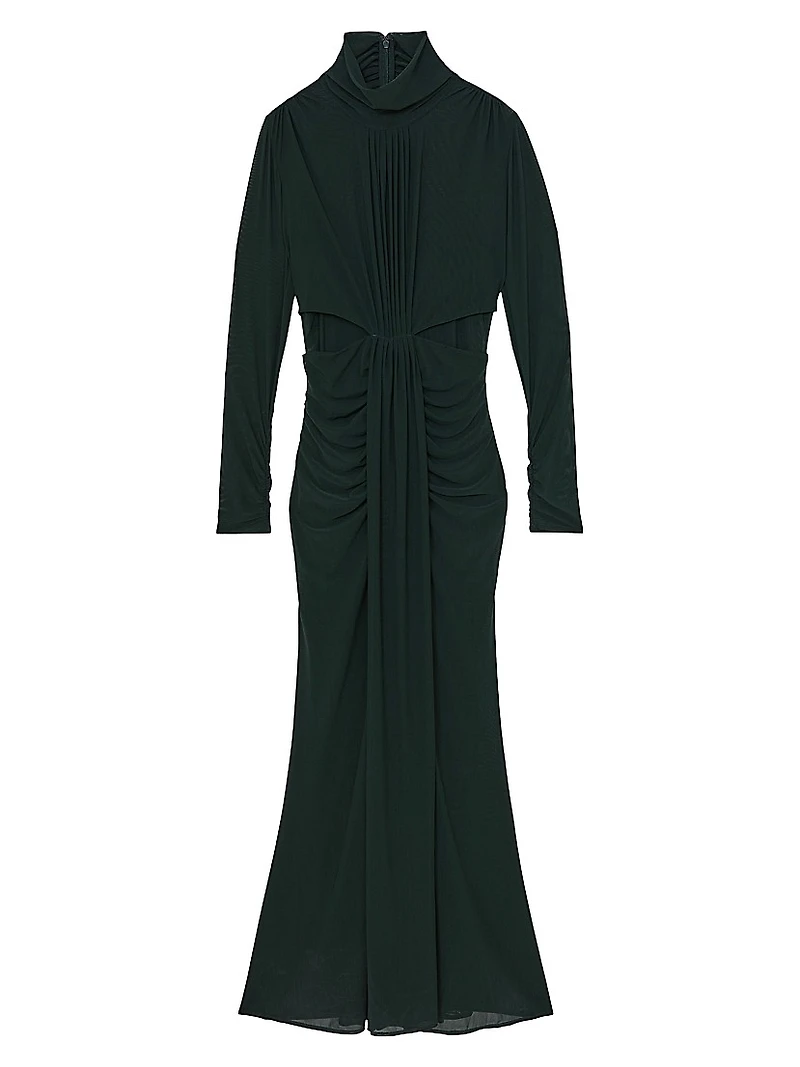 Danni Ruched Jersey Maxi Dress