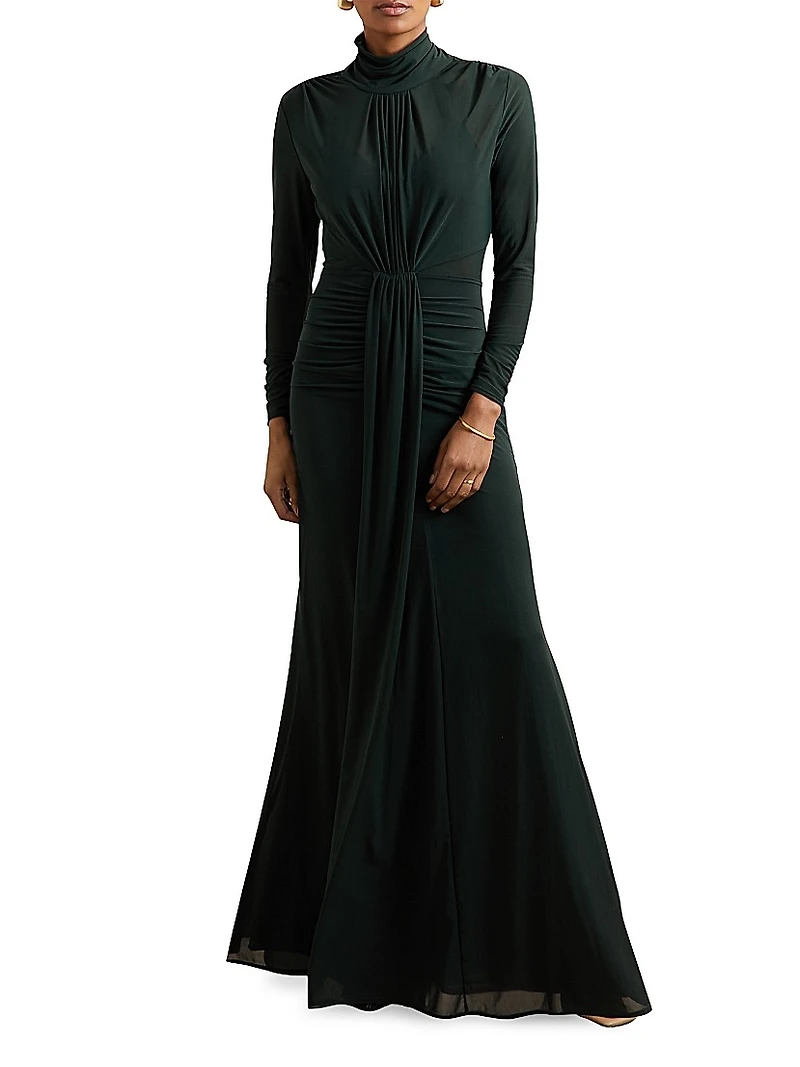 Danni Ruched Jersey Maxi Dress