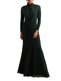 Danni Ruched Jersey Maxi Dress