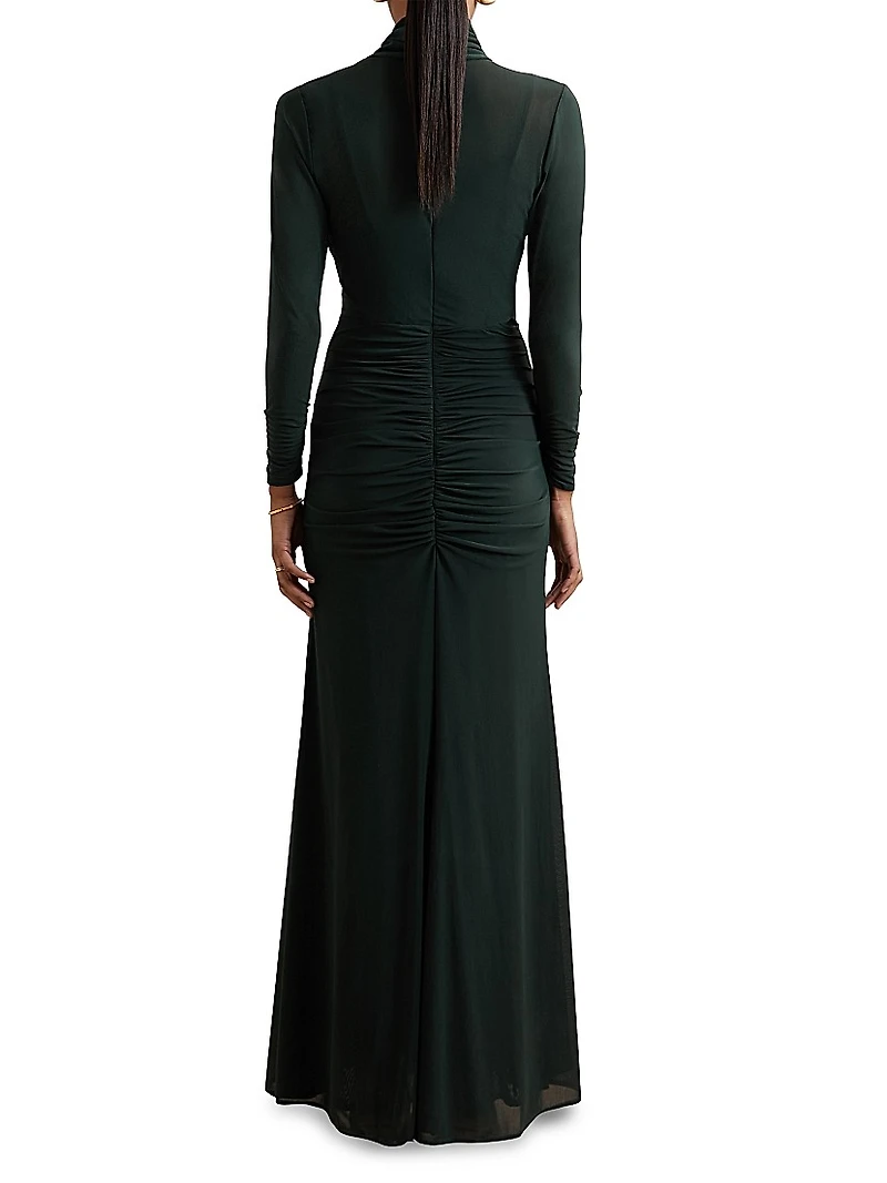 Danni Ruched Jersey Maxi Dress