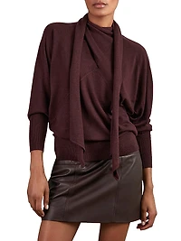 Alexis Wool Scarf Sweater