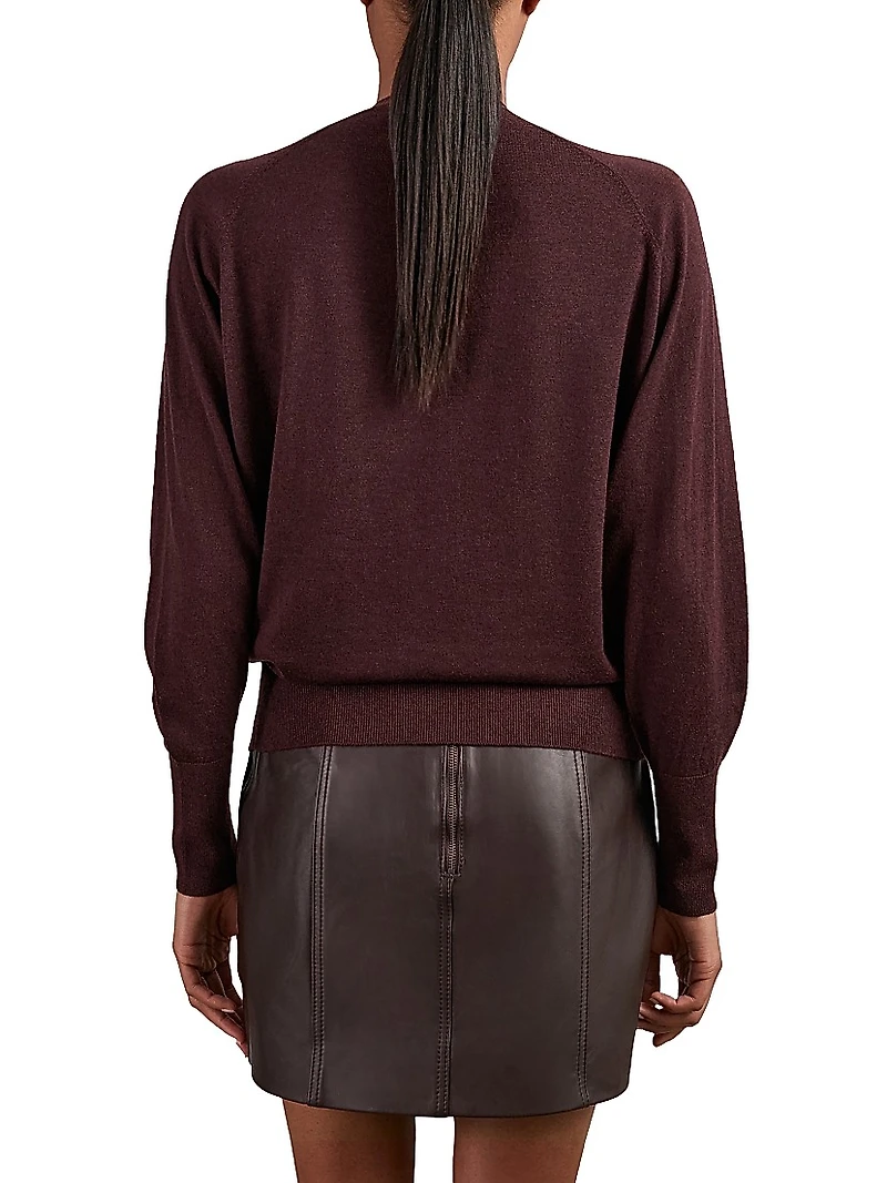 Alexis Wool Scarf Sweater