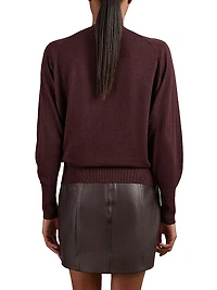 Alexis Wool Scarf Sweater