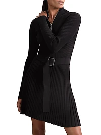 Vienna Knitted Fit & Flare Minidress