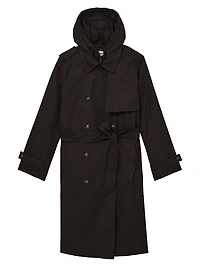 Azura Hooded Trench Coat