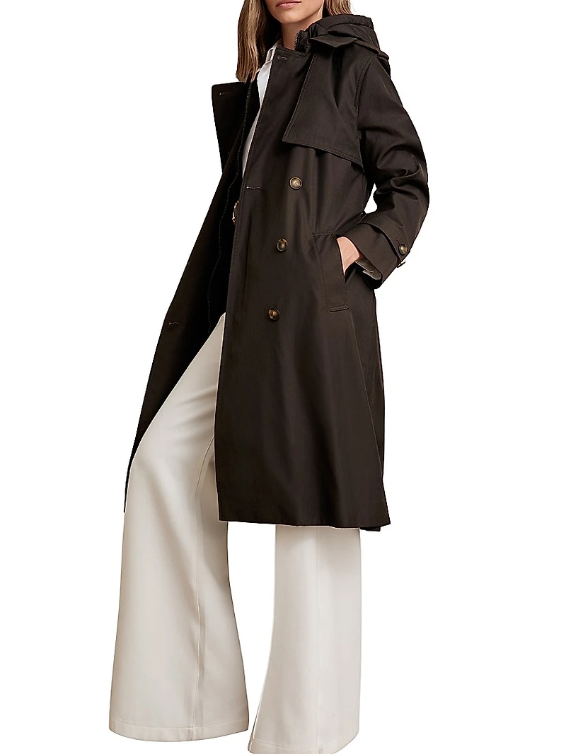 Azura Hooded Trench Coat
