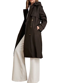 Azura Hooded Trench Coat
