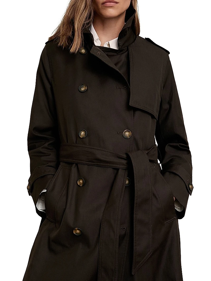 Azura Hooded Trench Coat