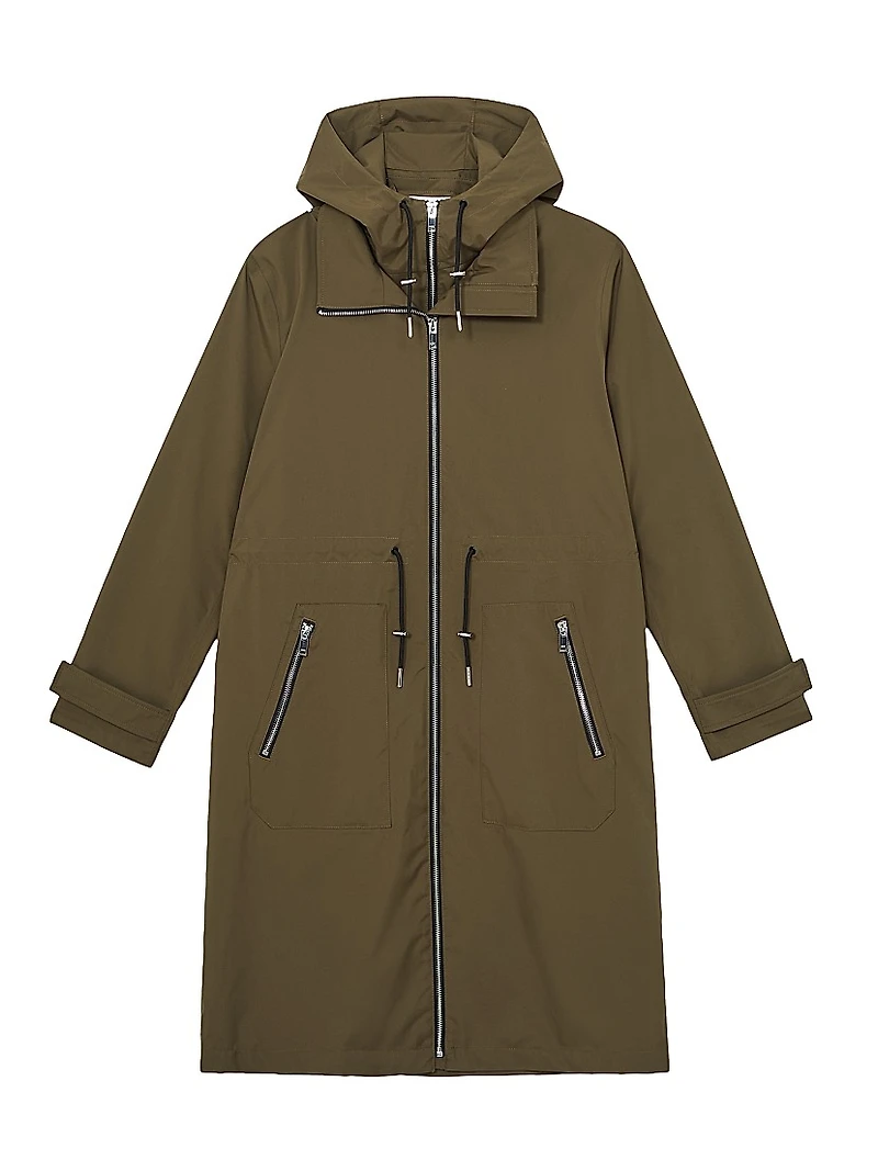 Alizeh Hooded Raincoat