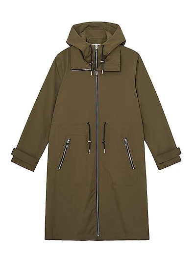 Alizeh Hooded Raincoat