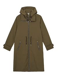Alizeh Hooded Raincoat