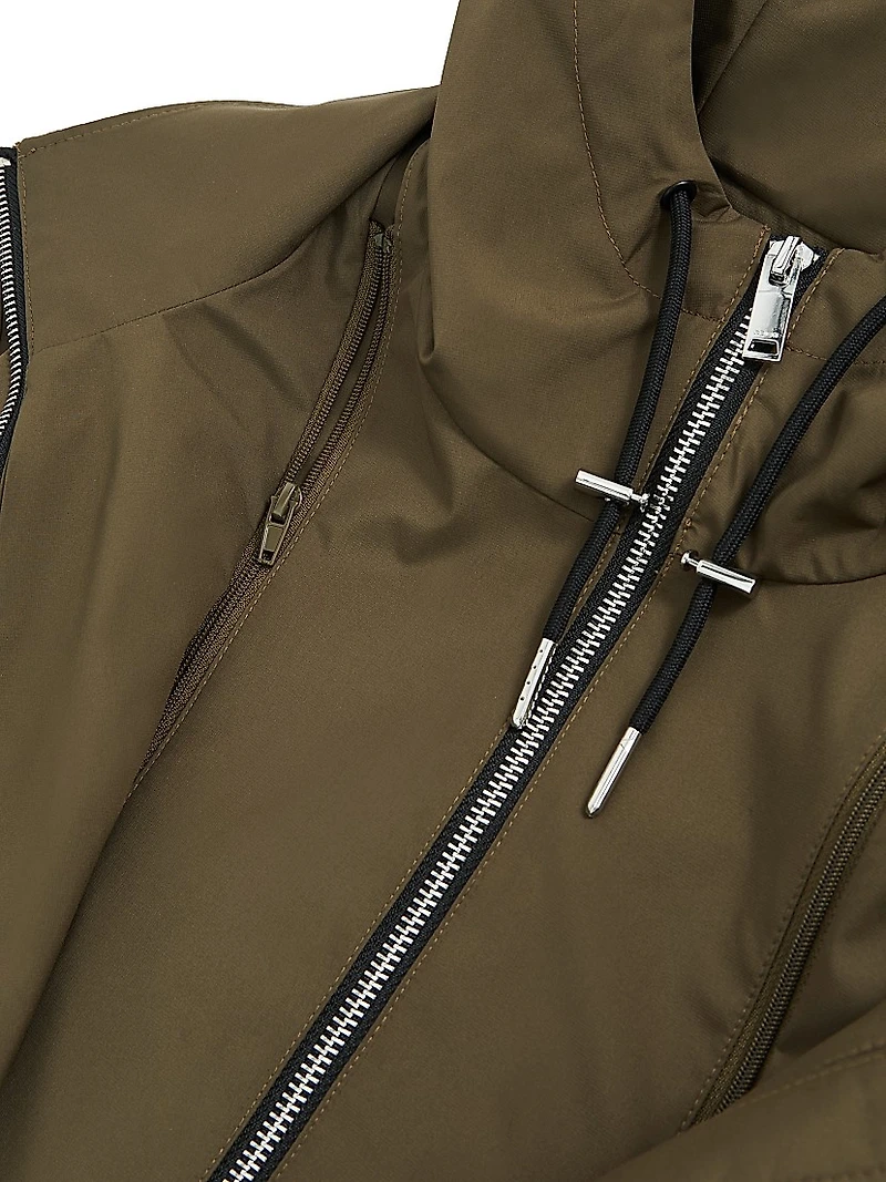 Alizeh Hooded Raincoat