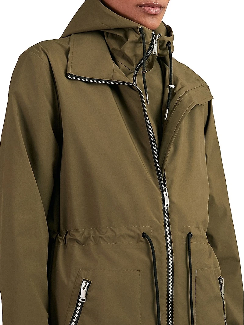 Alizeh Hooded Raincoat