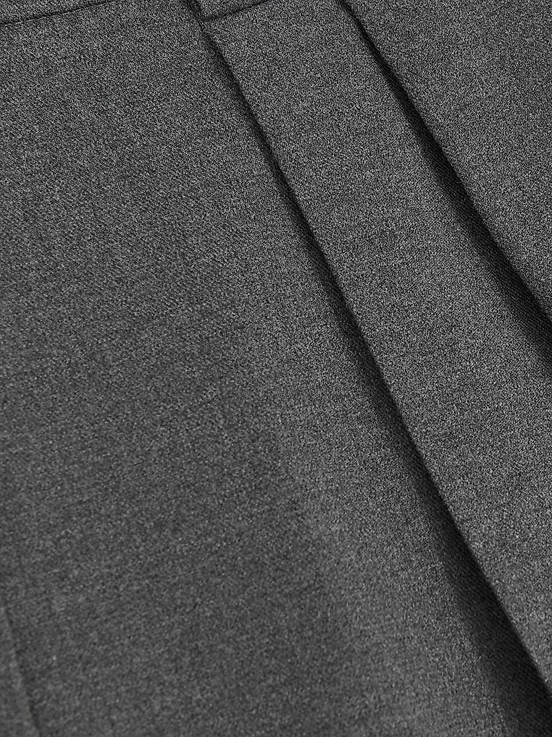 Poppie Flannel Wide-Leg Trousers