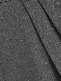 Poppie Flannel Wide-Leg Trousers