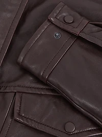 Peyton Leather Bomber Jacket