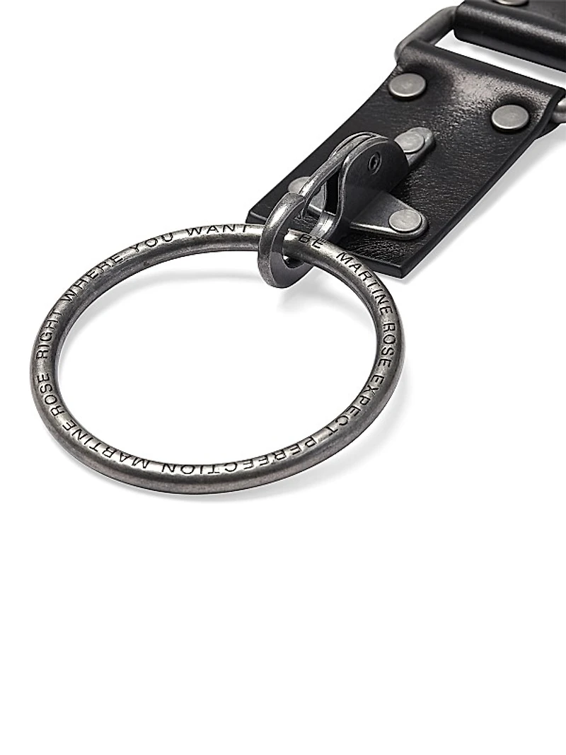 O Ring Leather Belt