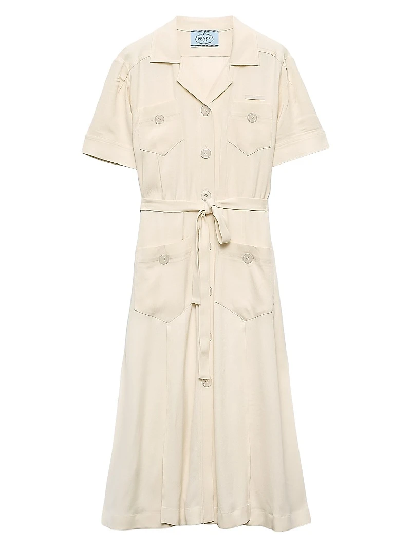 Lace Shirt Dress