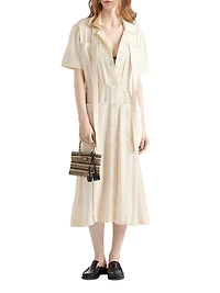 Lace Shirt Dress