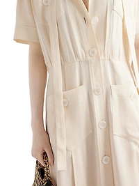 Lace Shirt Dress