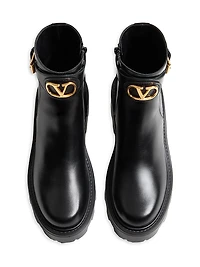 VLogo 55MM Signature Calfskin Ankle Boots