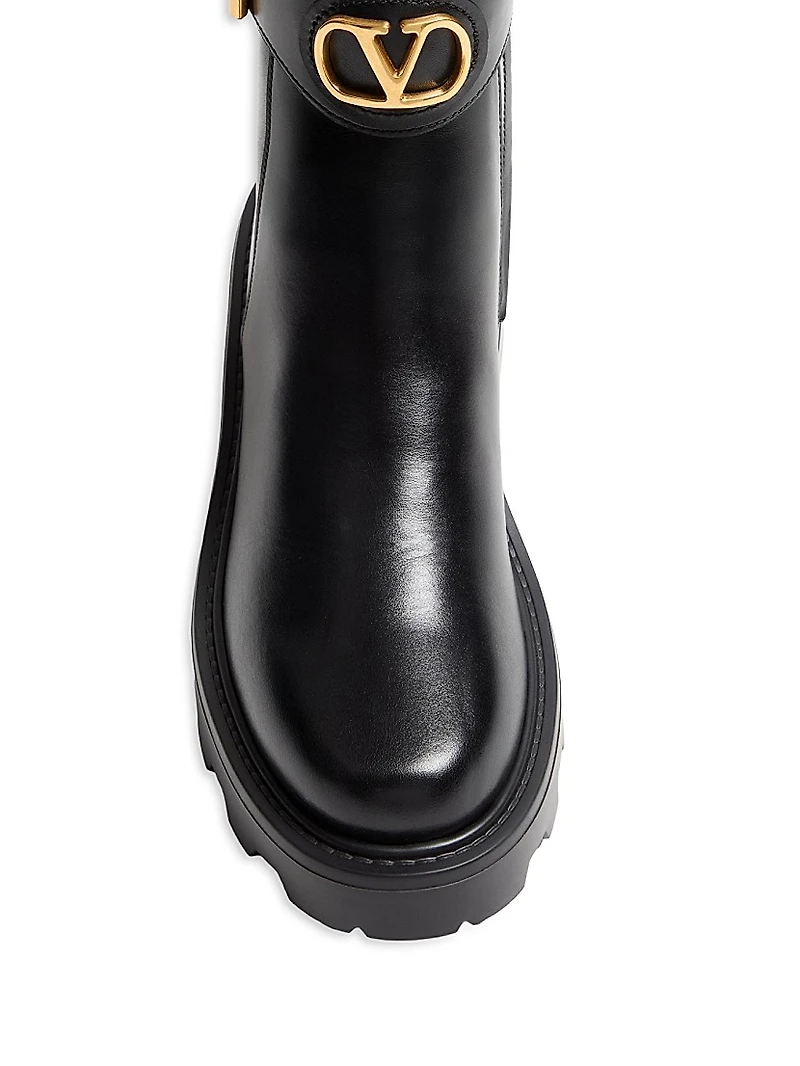 VLogo 55MM Signature Calfskin Ankle Boots