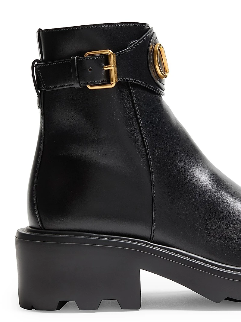 VLogo 55MM Signature Calfskin Ankle Boots