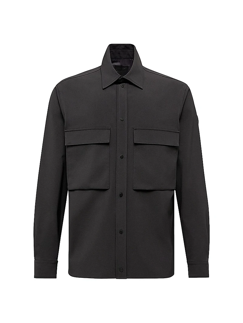 Pocketed Snap Closure Shirt