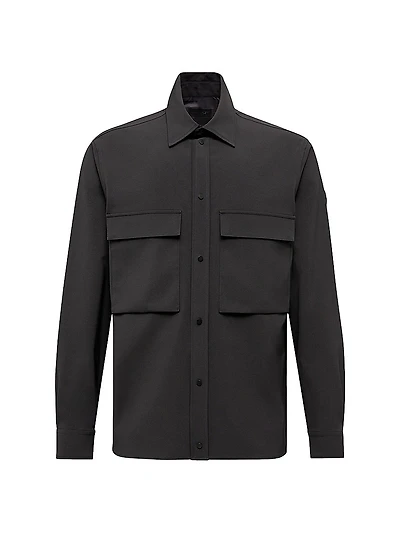 Pocketed Snap Closure Shirt