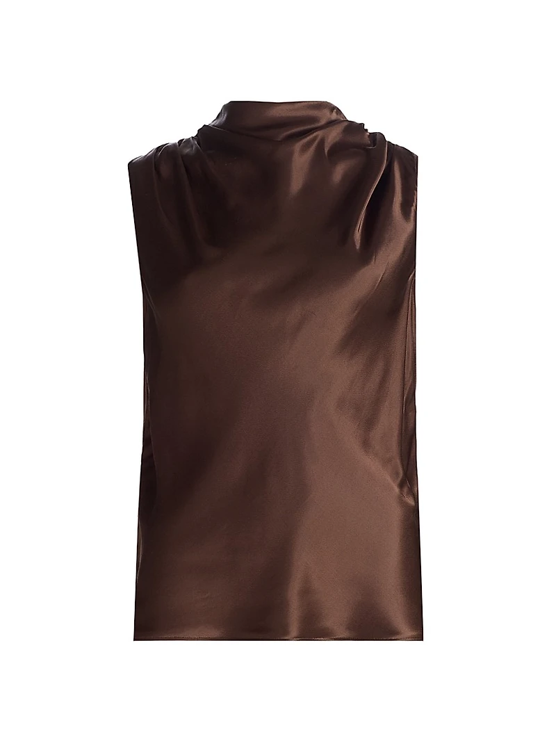 Kaleen Draped Sleeveless Top