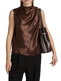 Kaleen Draped Sleeveless Top