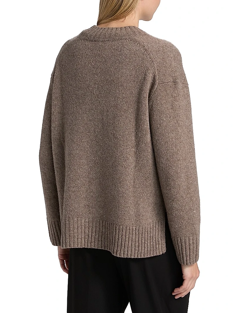 Gisella Cashmere-Silk V-Neck Sweater