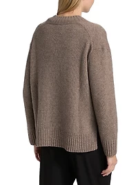 Gisella Cashmere-Silk V-Neck Sweater