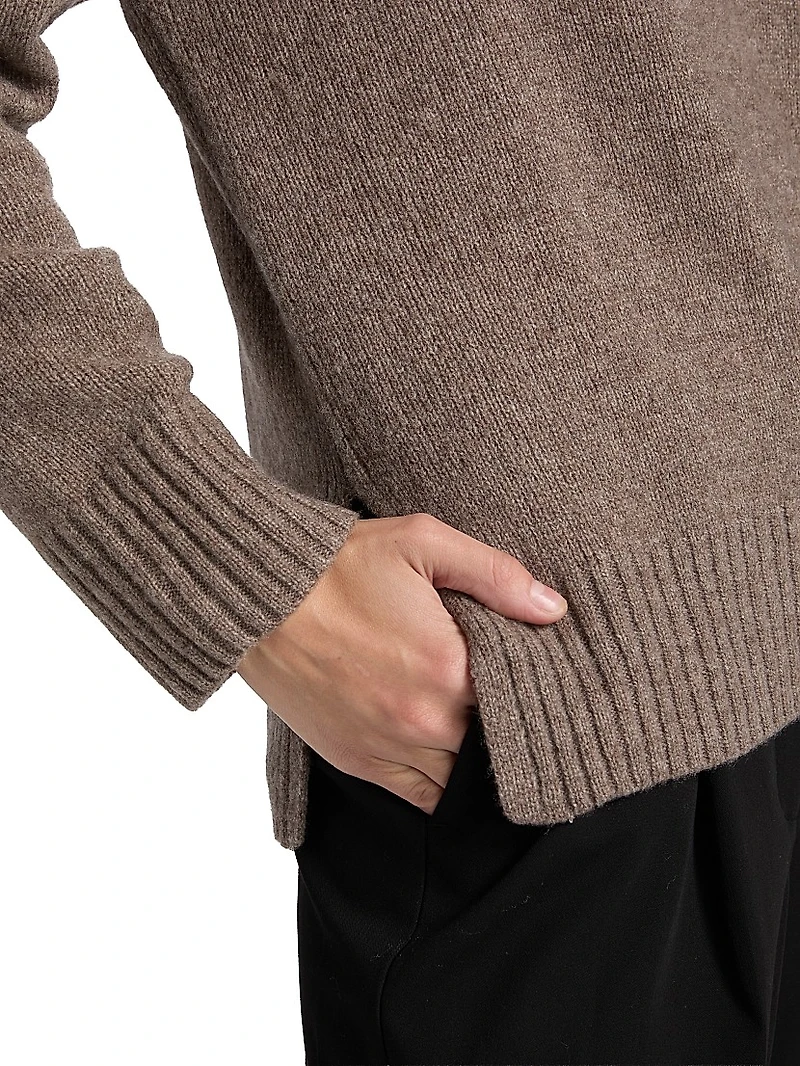 Gisella Cashmere-Silk V-Neck Sweater