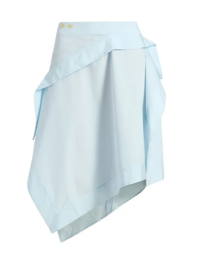 Drape Asymmetric Skirt