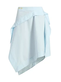 Drape Asymmetric Skirt