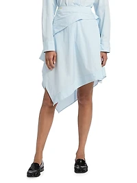 Drape Asymmetric Skirt
