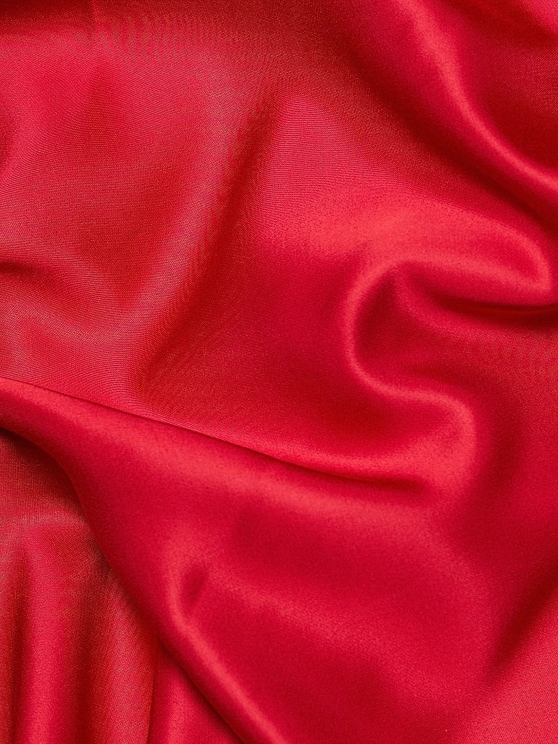 Satin Sleeveless Shift Minidress