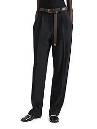 Two Pleat Pants Wool