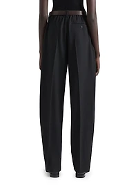 Two Pleat Pants Wool