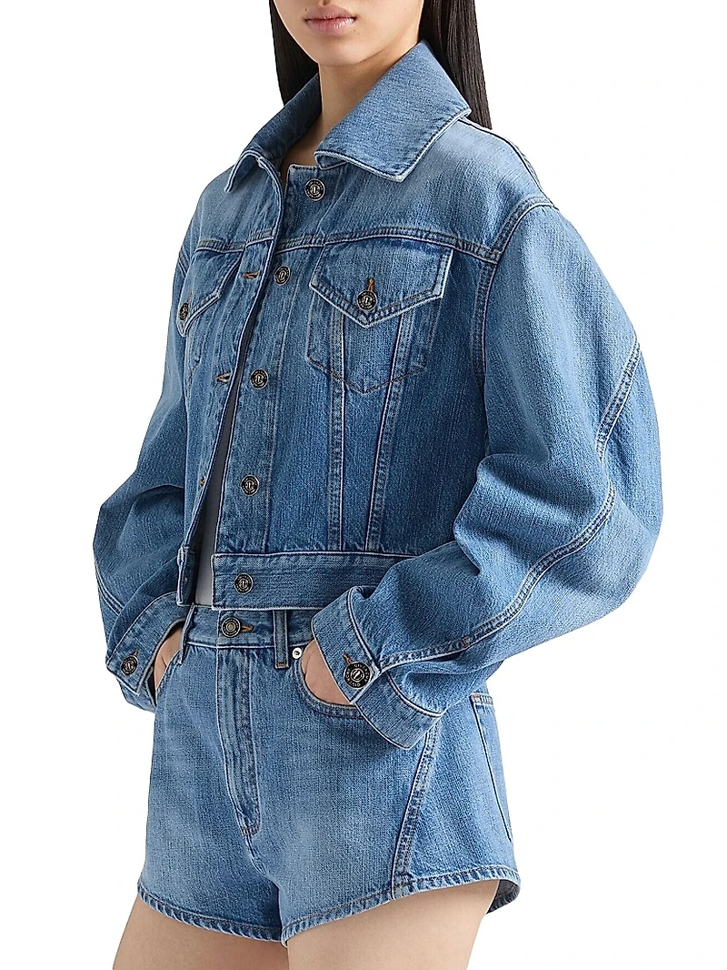 Jacket Washed Denim