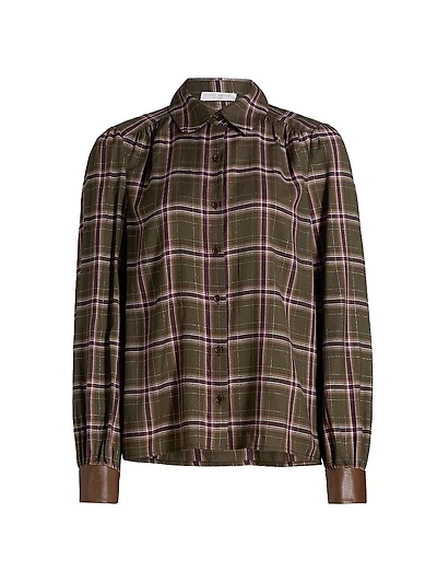 Jeremy Plaid Button-Front Shirt