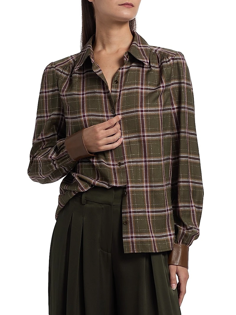 Jeremy Plaid Button-Front Shirt