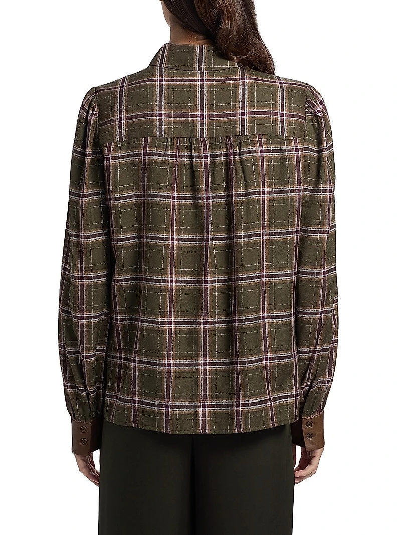 Jeremy Plaid Button-Front Shirt