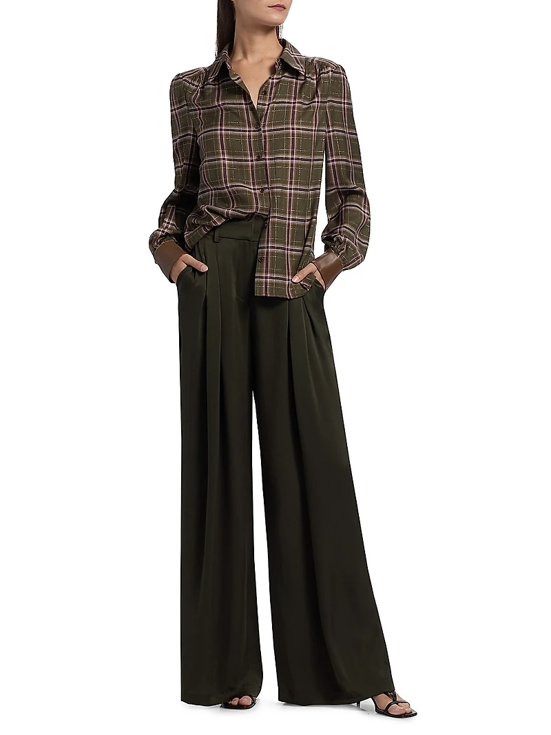 Jeremy Plaid Button-Front Shirt