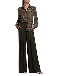 Jeremy Plaid Button-Front Shirt