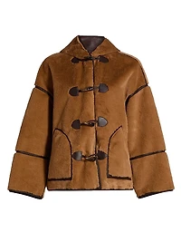 Lucy Faux-Fur Hooded Jacket