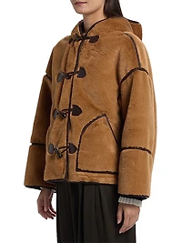 Lucy Faux-Fur Hooded Jacket